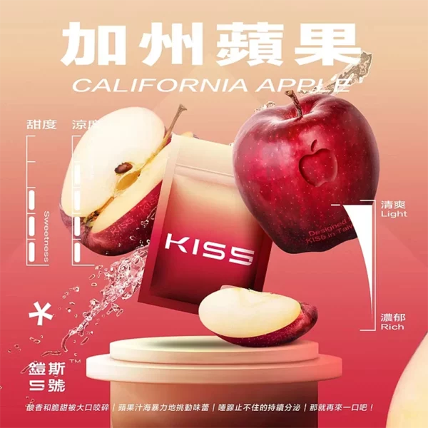 煙彈-鎧斯-KIS5-電子菸彈-加州蘋果口味 煙彈 鎧斯 KIS5 電子菸彈 加州蘋果口味